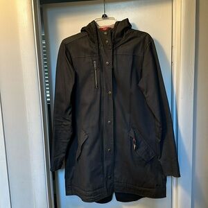 Kavu canvas flannel lined hooded jacket size large